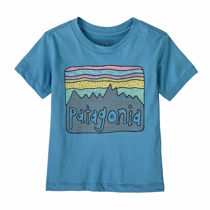 Patagonia Baby Fitz Roy Skies Short Sleeve T-Shirt