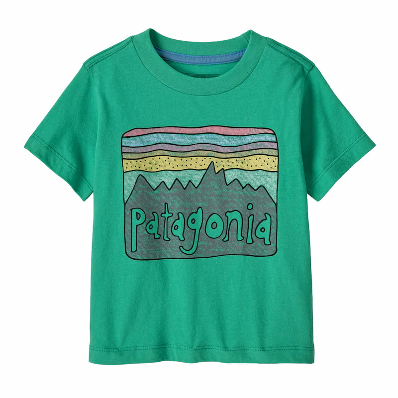 Patagonia Baby Fitz Roy Skies Short Sleeve T-Shirt - Image 2