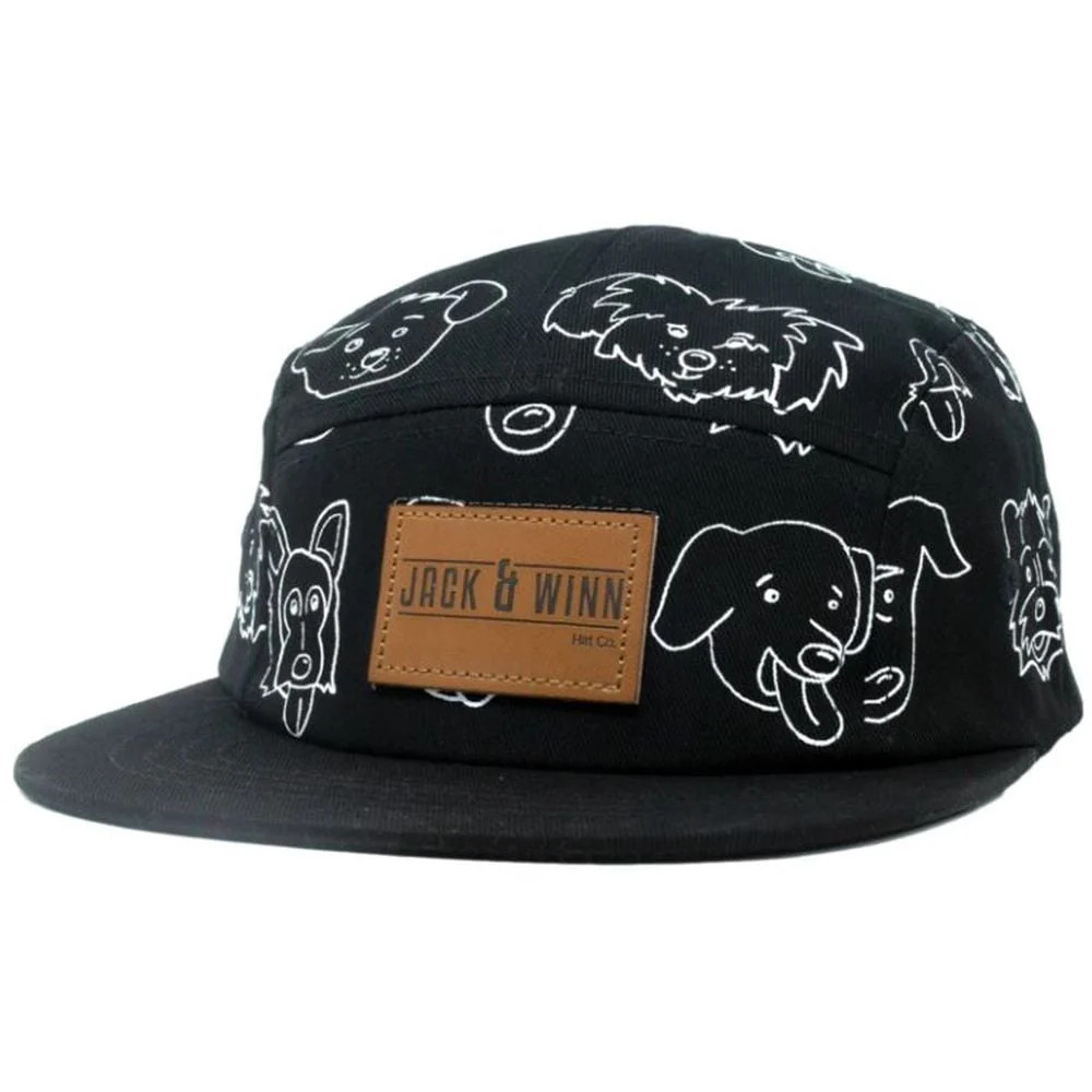 Infant and Kid's Black Doggy 5 Hat - Image 3