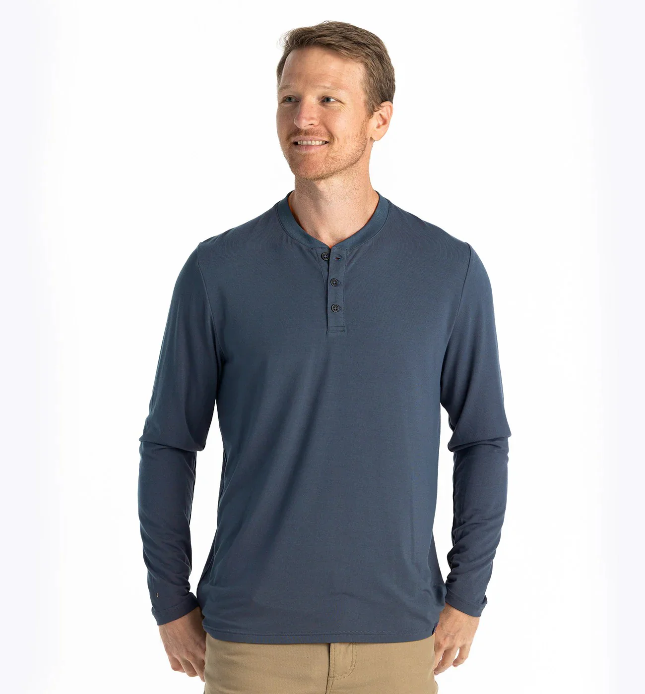 Free Fly Men's Bamboo Flex Long Sleeve Henley