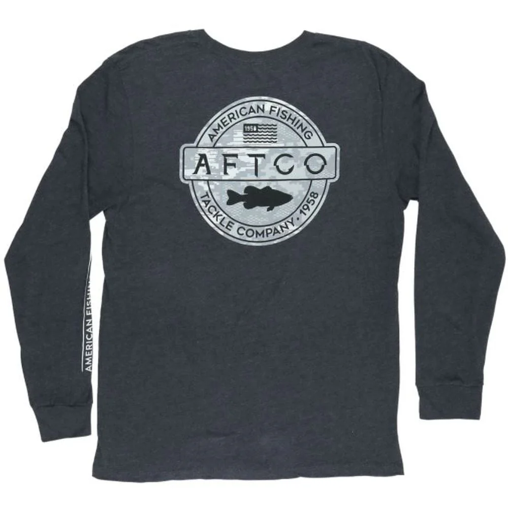 AFTCO Men's Bass Patch Long Sleeve T-Shirt - Image 3
