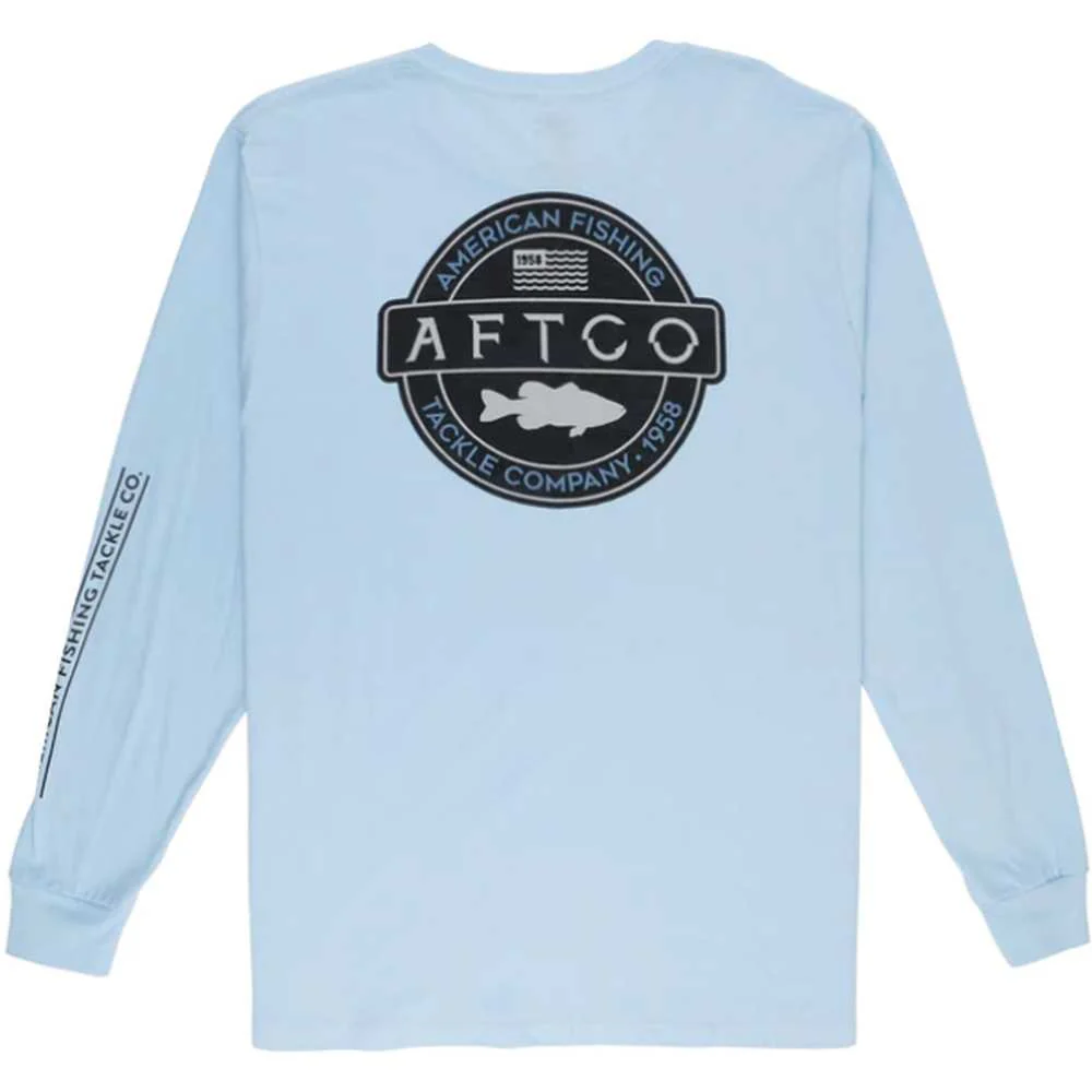 AFTCO Men's Bass Patch Long Sleeve T-Shirt - Image 4