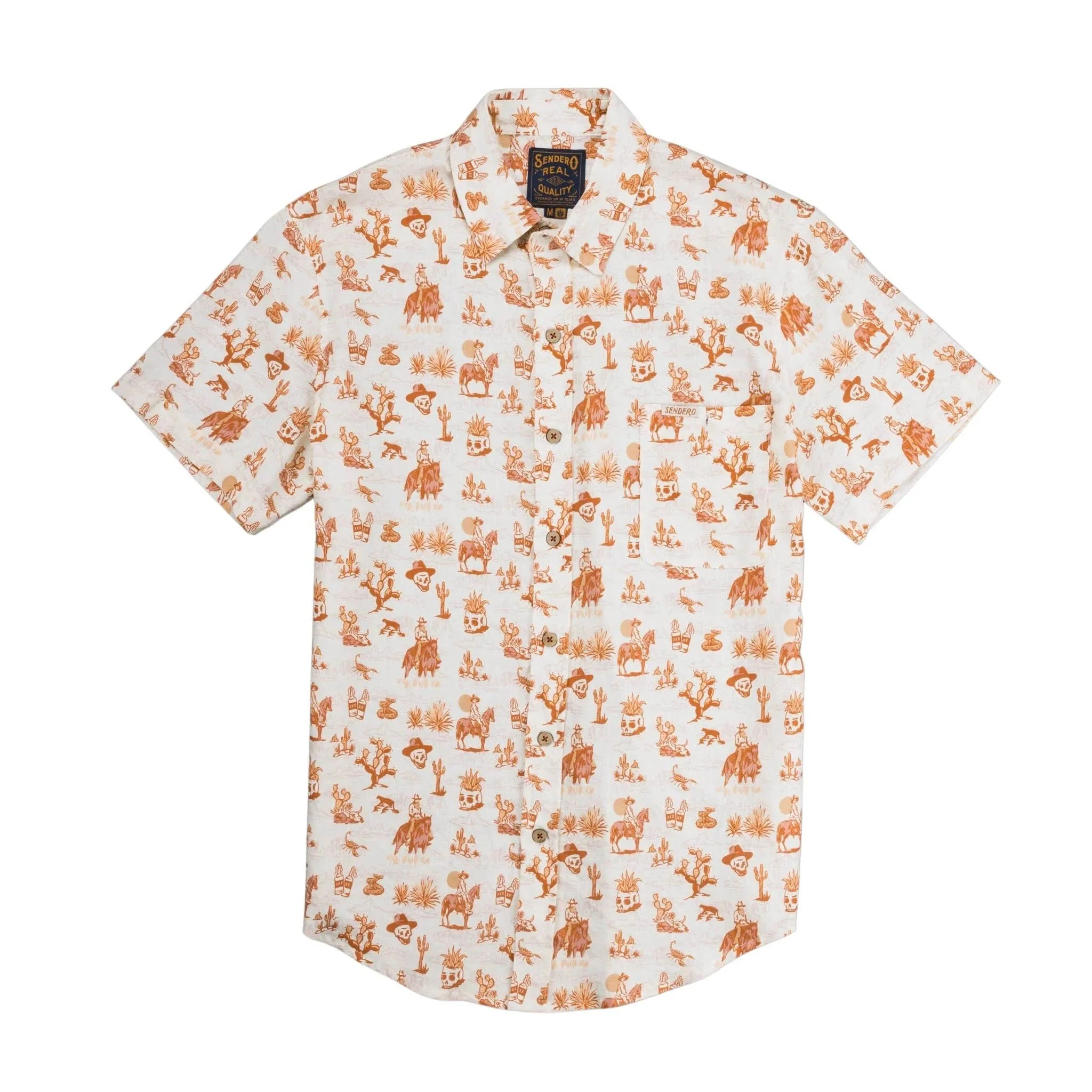 Sendero Men's City Slicker Short Sleeve Button Up - Image 6