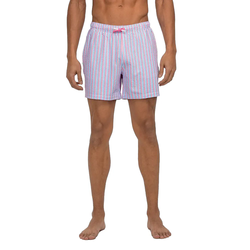 Southern Shirt Men's Clubhouse Seersucker Swim Shorts - Image 2