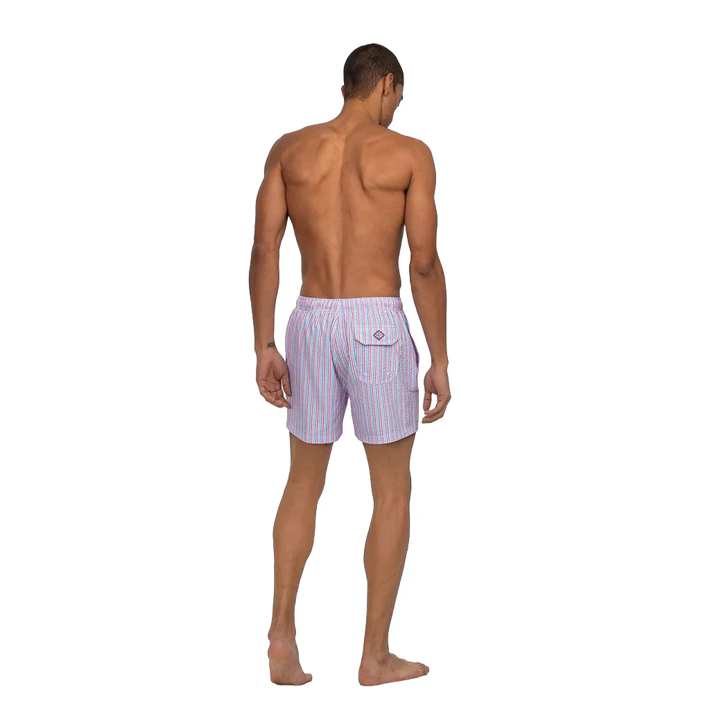 Southern Shirt Men's Clubhouse Seersucker Swim Shorts - Image 4