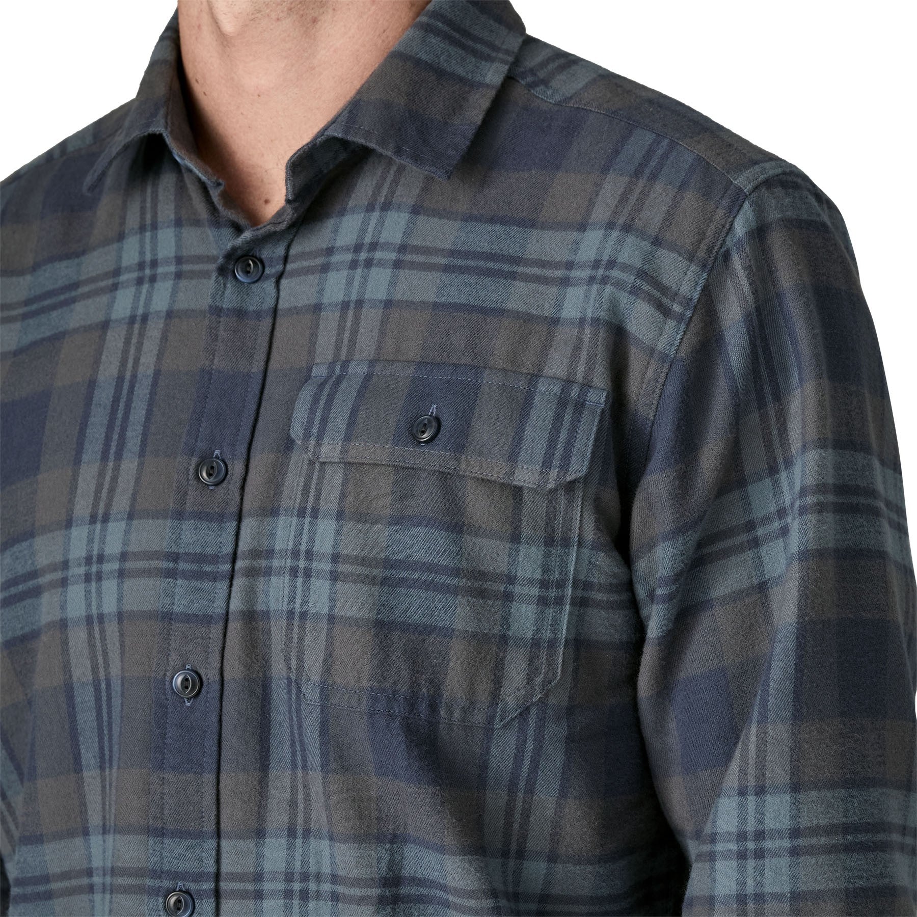 Patagonia Men's Long-Sleeve Lightweight Fjord Flannel Shirt - Image 2