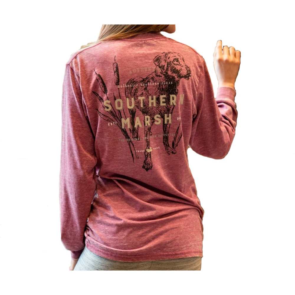 Men's Seawash Long Sleeve Tee - Dog - Image 3