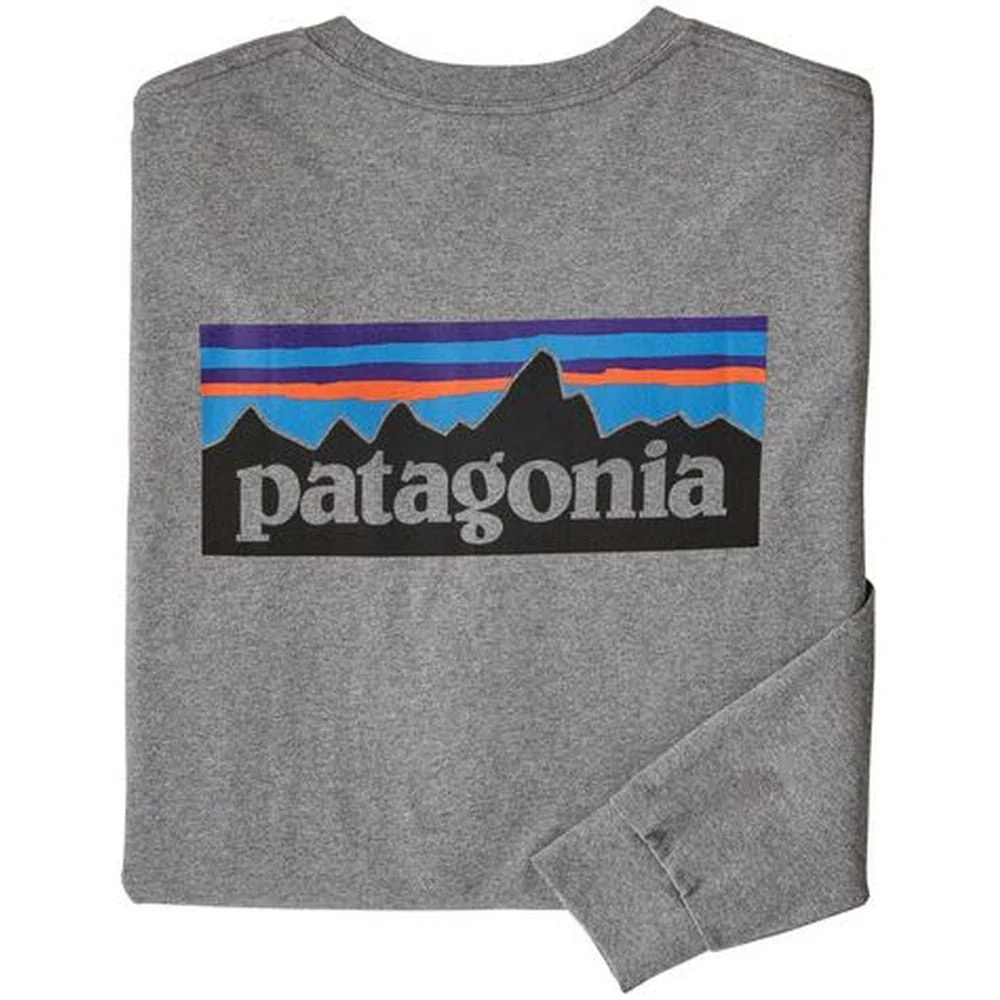 Patagonia Men's Long Sleeve P-6 Logo Responsibili-Tee Shirt - Image 3