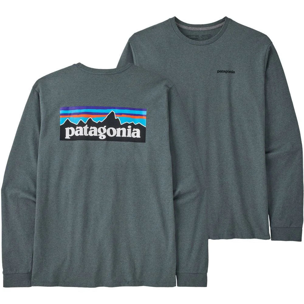 Patagonia Men's Long Sleeve P-6 Logo Responsibili-Tee Shirt - Image 5
