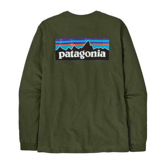 Patagonia Men's Long Sleeve P-6 Logo Responsibili-Tee Shirt - Image 8
