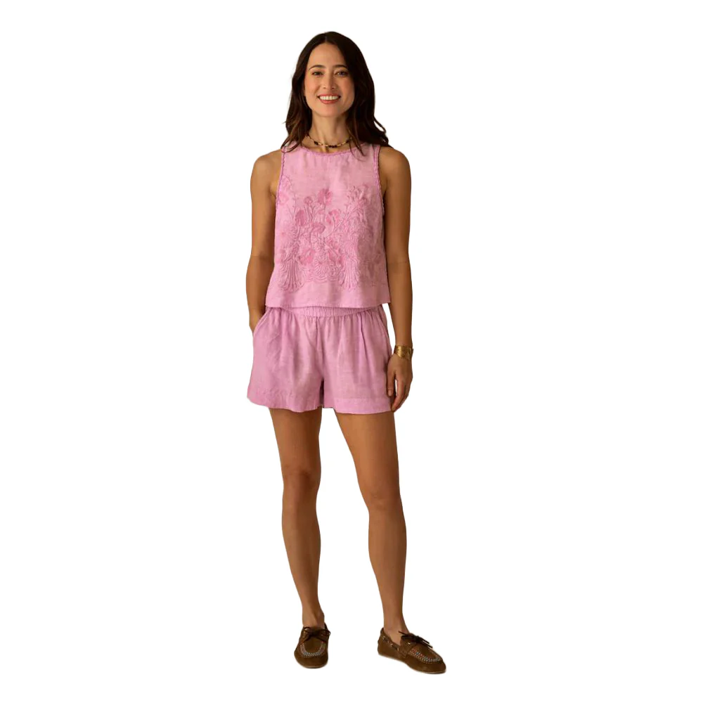 Carve Designs Women's Lou Linen Tank - Image 2