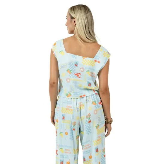 KatyDid Women's Two Piece Linen Pant Set - Image 2